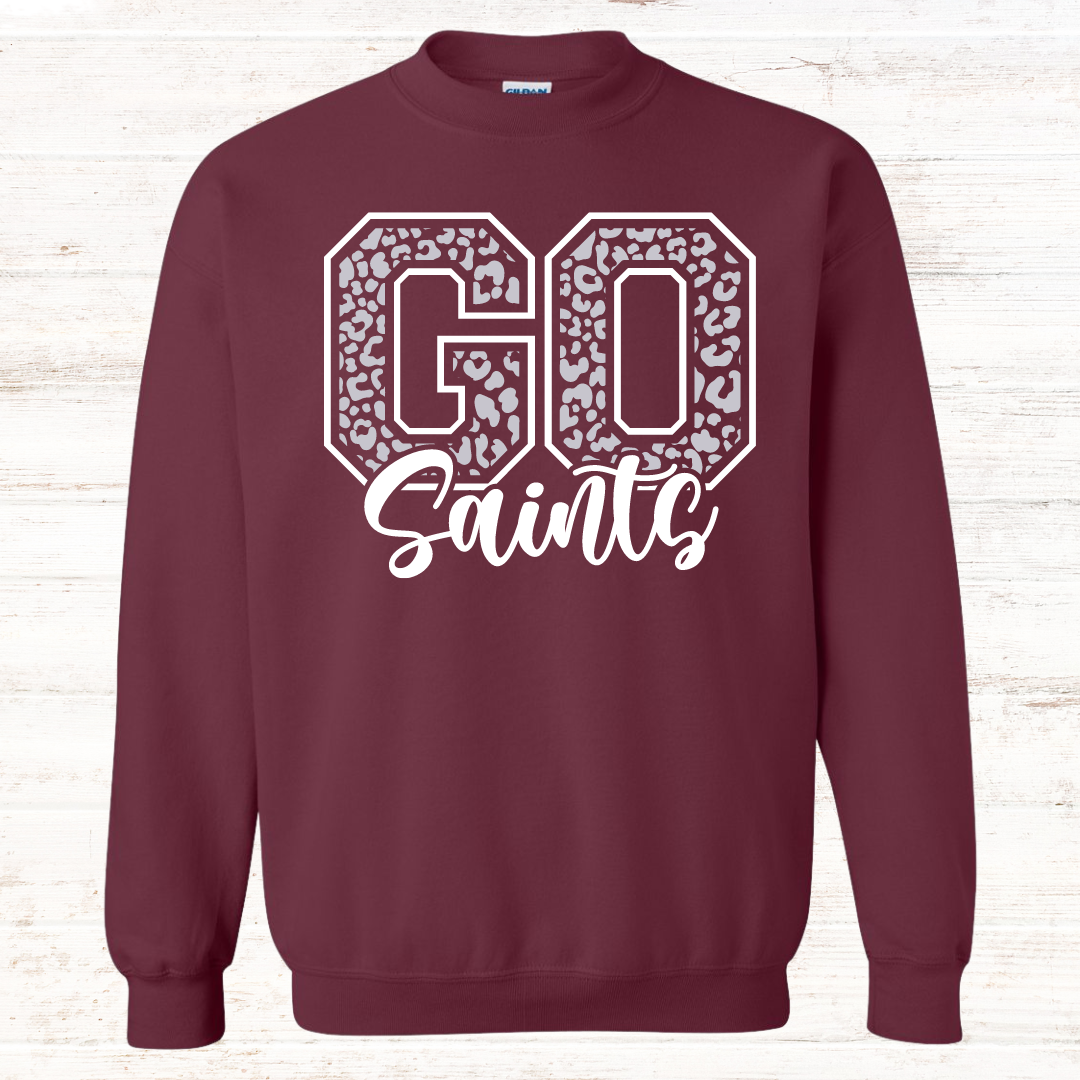 MD Saints Leopard: Sweatshirt