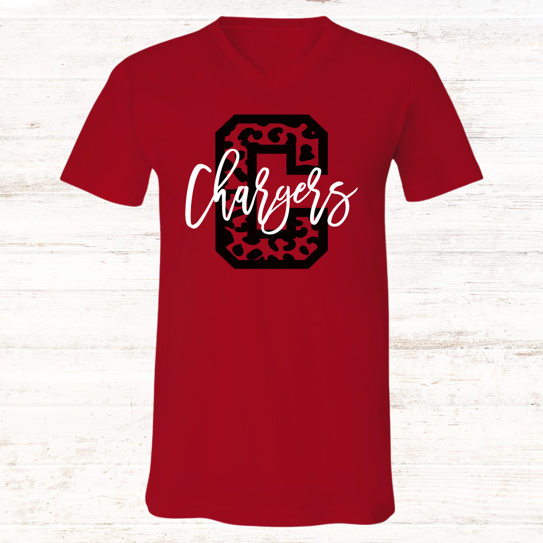 Chargers Leopard C: Red