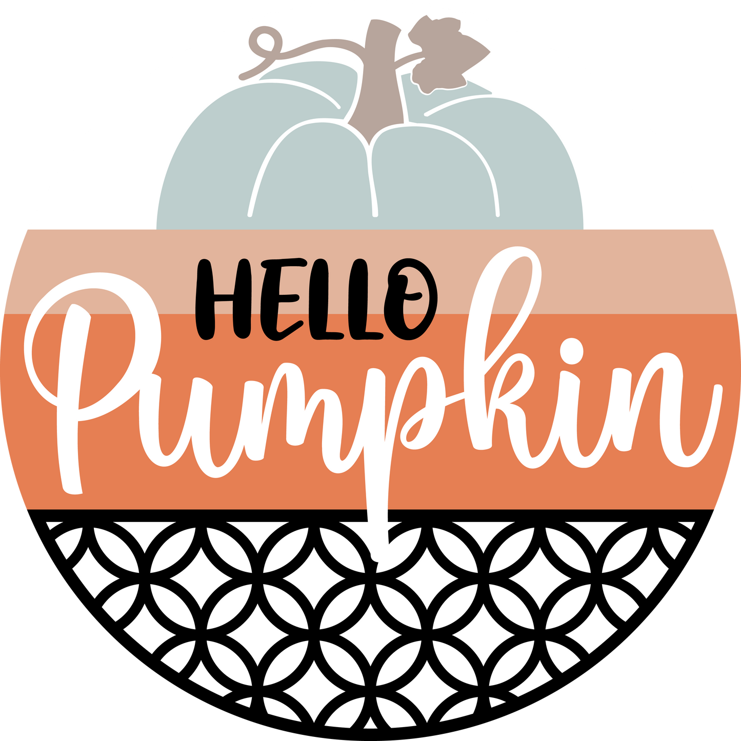 Hello Pumpkin Door Sign
