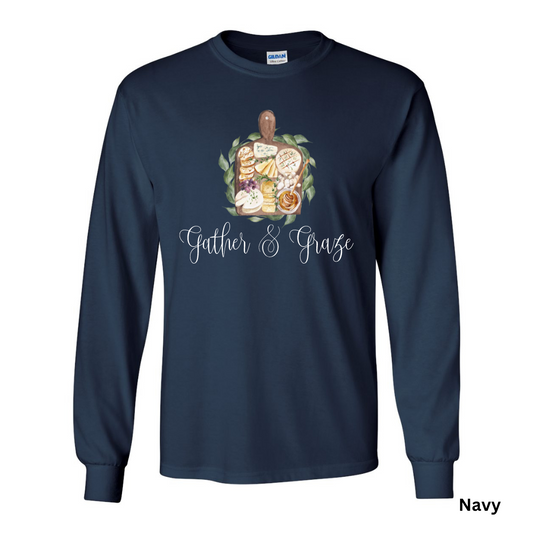 Long Sleeve T-Shirt: Gather & Graze