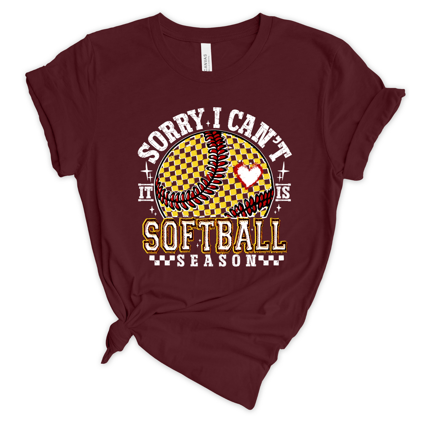 Sorry Can't Softball Season