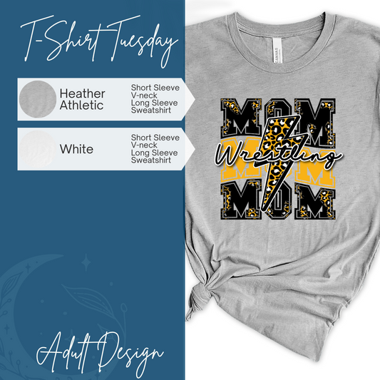 Wrestling Mom - Black/Gold