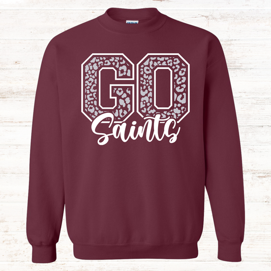MD Saints Leopard: Sweatshirt