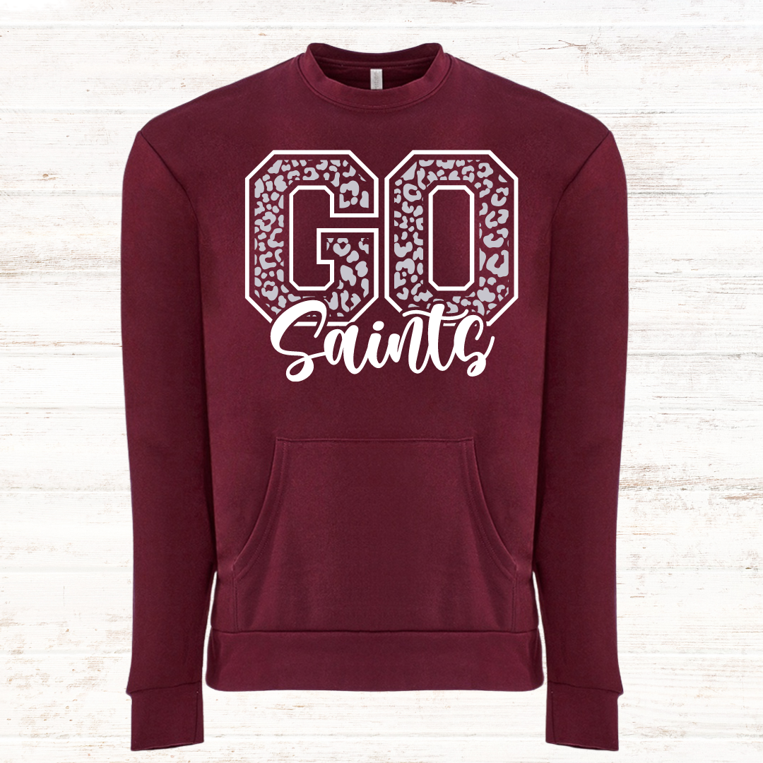 MD Saints Leopard: Sweatshirt