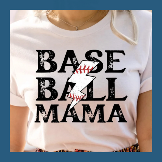 Baseball Lightning Bolt