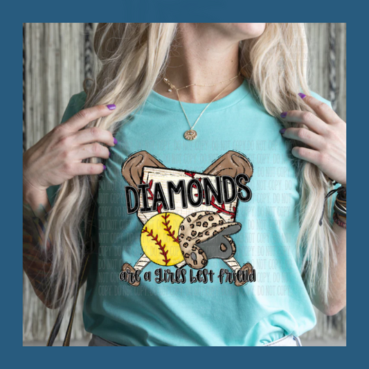 Softball - Diamonds Are A Girl's Best Friend