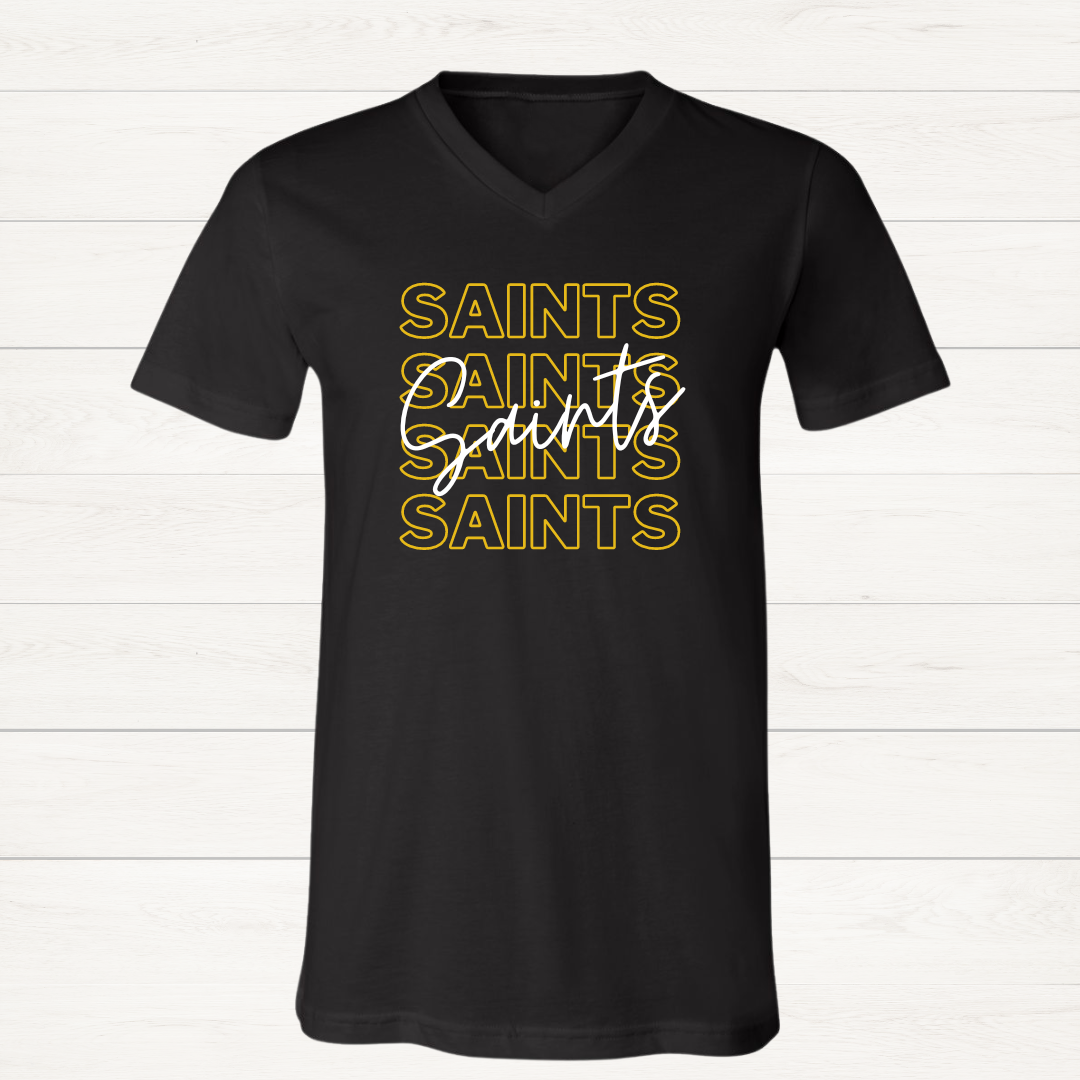 MT Saints Typography: Short Sleeve