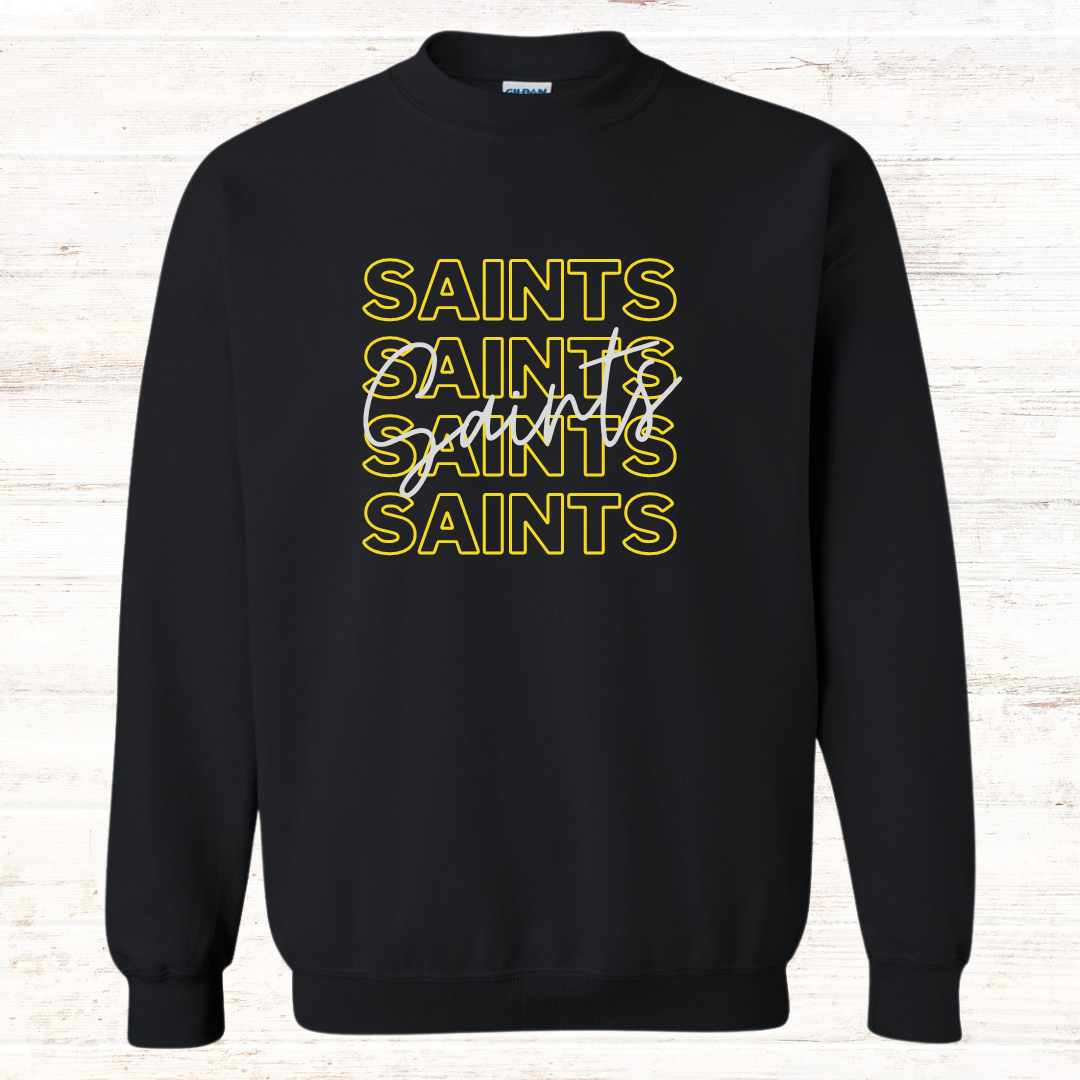 MT Saints Typography: Sweatshirt