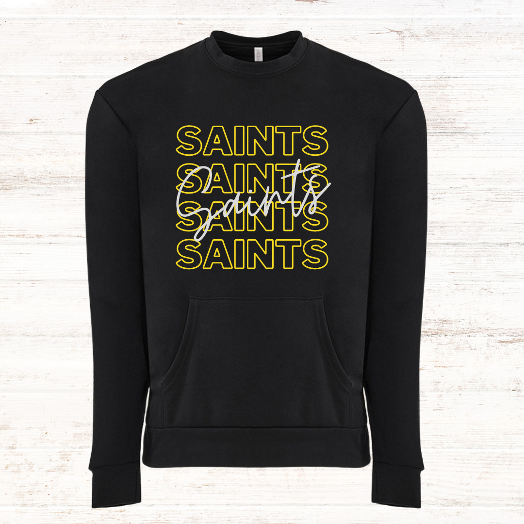 MT Saints Typography: Sweatshirt